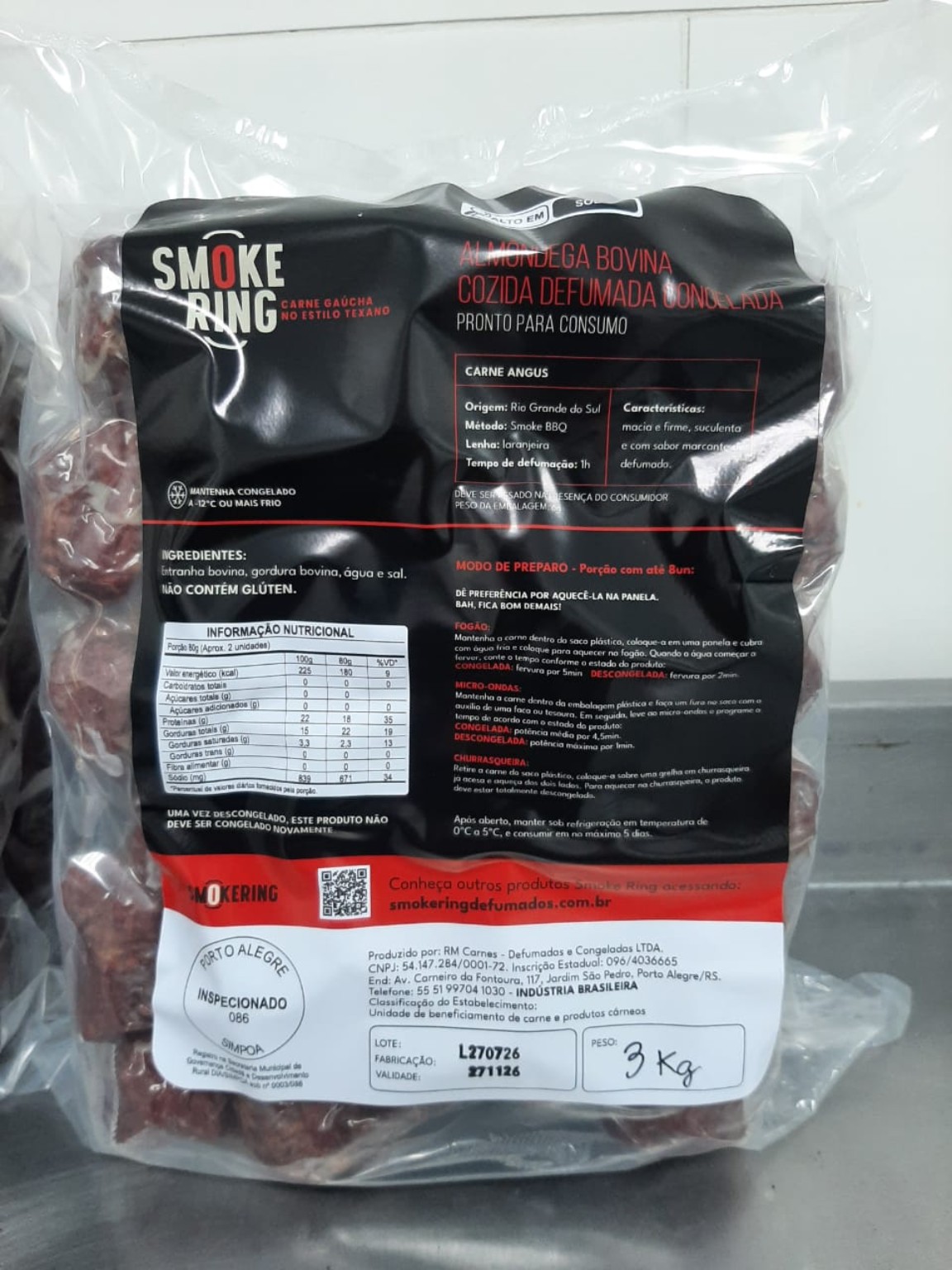Embalagem profissional de produto Smoke Ring